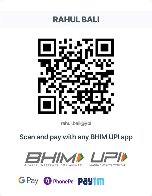 UPI QR Code for Donation